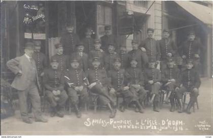 CPA Sapeurs Pompiers de L'Isle-Adam