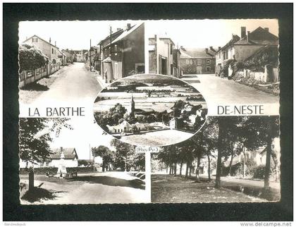 CPSM - La Barthe de Neste (65) - Multivues ( Monument aux Morts Rue vue aérienne COMBIER CIM C1)