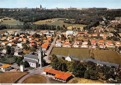 La BARTHE-de-NESTE - Vue générale aérienne - Eglise