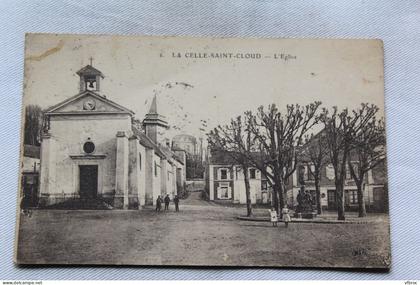 Cpa 1924 la Celle saint Cloud l'église, Yvelines 78