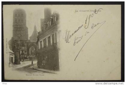 58 La Charité-sur-Loire carte nuage eglise    D58D  C58059C RH057556