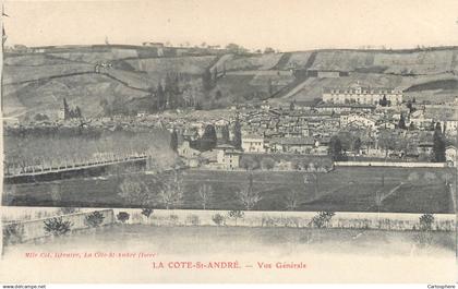 CPA 38 ISERE  La Côte-Saint-André vue générale