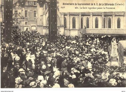 Carte Postale  ancienne de LA DELIVRANDE - Procession de ND de la DELIVRANDE