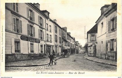 Carte POSTALE Ancienne de LA FERTE sous JOUARRE - Rue de Reuil