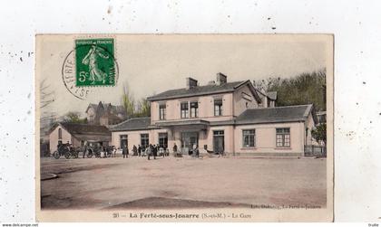 LA FERTE-SOUS-JOUARRE LA GARE (CARTE COLORISEE)