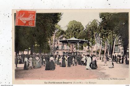 LA FERTE-SOUS-JOUARRE LE KIOSQUE (CARTE COLORISEE)