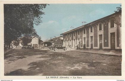 CPSM 33 GIRONDE La Réole La Gare