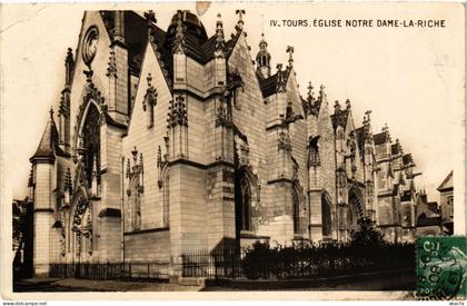 CPA TOURS - Église Notre Dame - La Riche (298370)