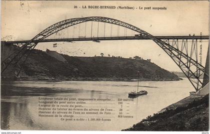 CPA La ROCHE-BERNARD - Le pont suspendu (33039)