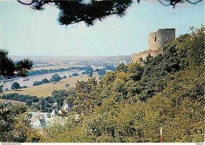 95 - La Roche Guyon - Le Château IXe s et la Seine - Flamme Postale de La Roche Guyon - CPM - Voir Scans Recto-Verso