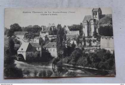 la Roche Posay, l'église et le moulin, Vienne 86