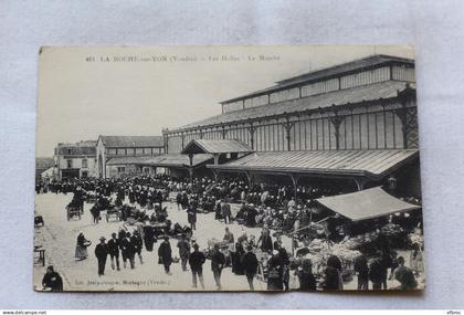 La Roche sur Yon, les halles, le marché, Vendée 85