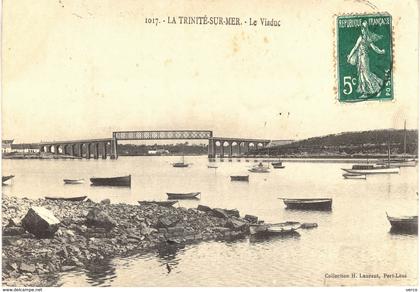 Carte POSTALE  Ancienne de  La TRINITE sur MER - Viaduc