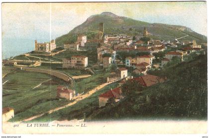 Carte Postale Ancienne de LA TURBIE-Panorama