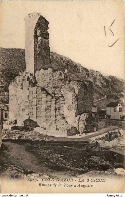 La Turbie, Ruines de la Tour dÀuguste