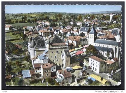 46 Lacapelle-Marival vue aerienne chateau marche D46D K46143K C46143C RH030767