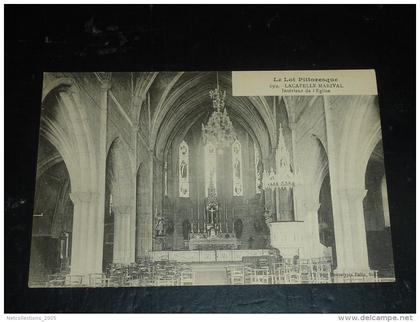 LACAPELLE-MARIVAL - INTERIEUR DE L´EGLISE - 46 LOT (Q)