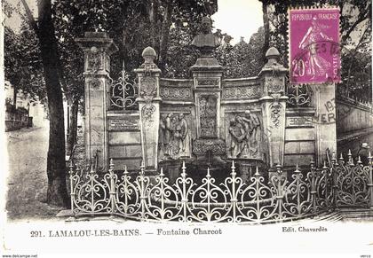 Carte POSTALE  Ancienne de  LAMALOU les BAINS - Fontaine Charcot