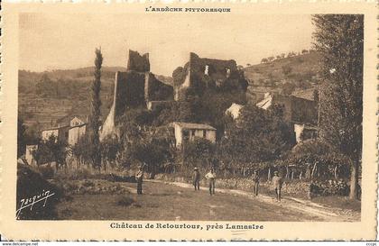 CPA Lamastre Château de Retourtour