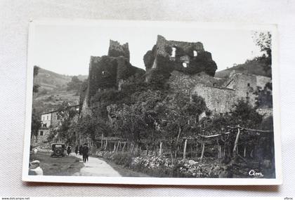 N206, Cpsm, Lamastre, ruines du château de Retourtour, Ardèche 07