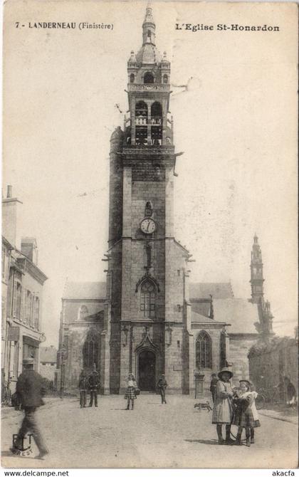 CPA LANDERNEAU - L'Église St-Honardon (143239)