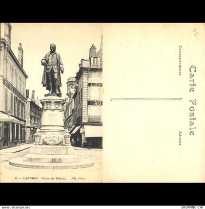 52 - Langres - Statue de Diderot