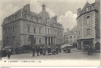 CPA Lannion L'Hôtel de Ville