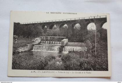 Cpa 1937, Lanvollon, la cascade et le viaduc, Cotes d'Armor 22