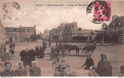 LANVOLLON - Jour de marché