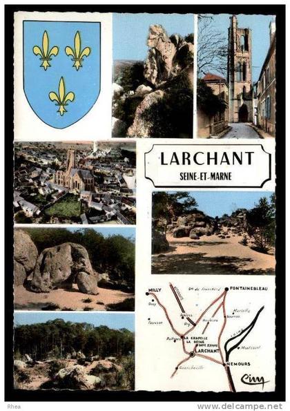 77 Larchant multi vue blason D77D C77244C RH086432