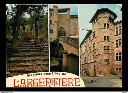 07 - Largentière - Les vieux quartiers - Multivues - CPM - Voir Scans Recto-Verso