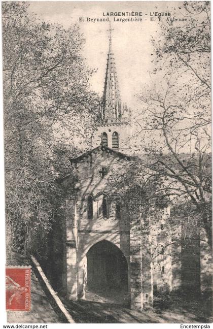 CPA-Carte Postale France  Largentière  L'église  VM55875