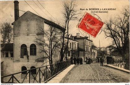 CPA LAVARDAC - Pont de Bordes (251466)