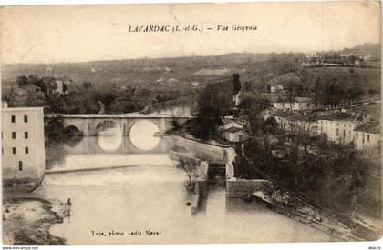 CPA LAVARDAC - Vue générale (251451)