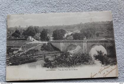 Lavardac, vue du pont de la Baise, Lot et Garonne 47