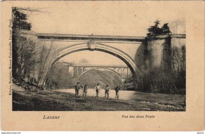 CPA LAVAUR Vue des Deux Ponts (1087639)