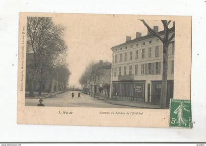 LAVAUR AVENUE DU JARDIN DE L'EVECHE 1909