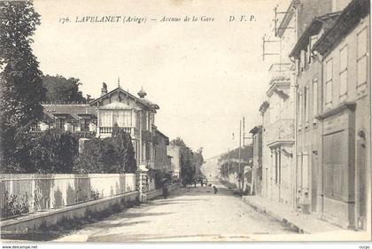 CPA Lavelanet Avenue de la Gare