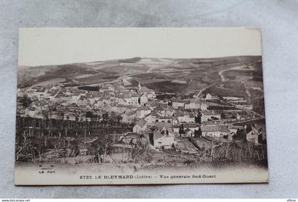 le Bleymard, vue générale Sud Ouest, Lozère 48