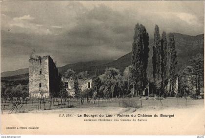 CPA LE BOURGET-du-LAC Ruines du Chateau du Bourget (1191225)