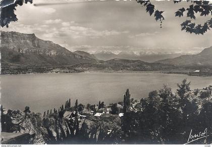 CPSM Bourdeau le Lac du Bourget  La Chaîne de Belledone et le Nivolet