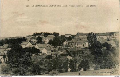 le chambon sur lignon * vue générale sur le village