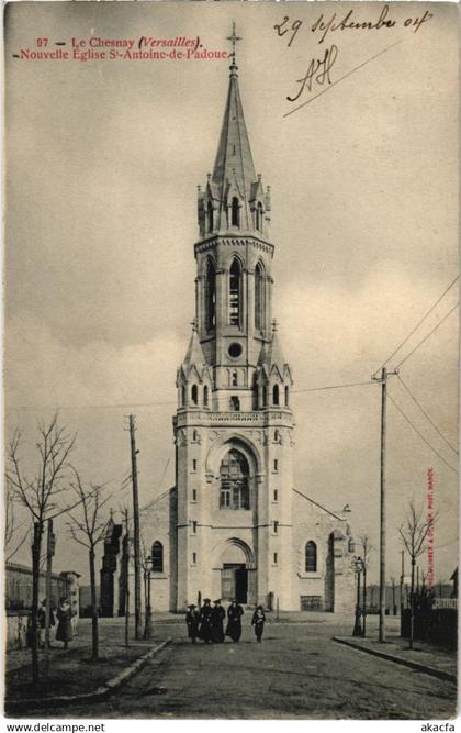 CPA LE CHESNAY Eglise St-Antoine de padoue (1272714)