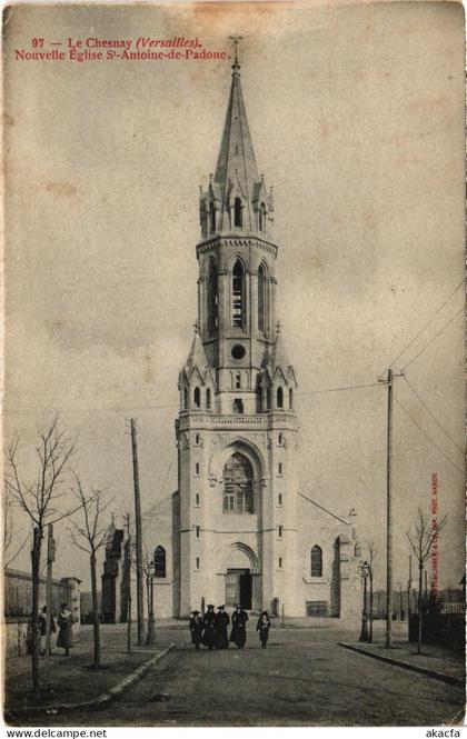 CPA LE CHESNAY Nouvelle Eglise St-Antoine-dePadoue (1386513)