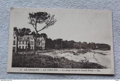 le Conquet, le Trez Hir, la plage devant le grand hôtel, Finistère 29