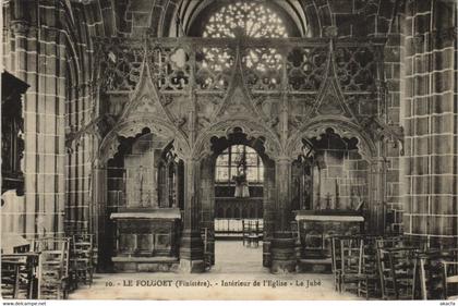 CPA Le FOLGOET - Intérieur de l'Église - Le Jubé (143858)