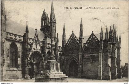 CPA Le FOLGOET - Le Portail du Transept et le Calvaire (143865)