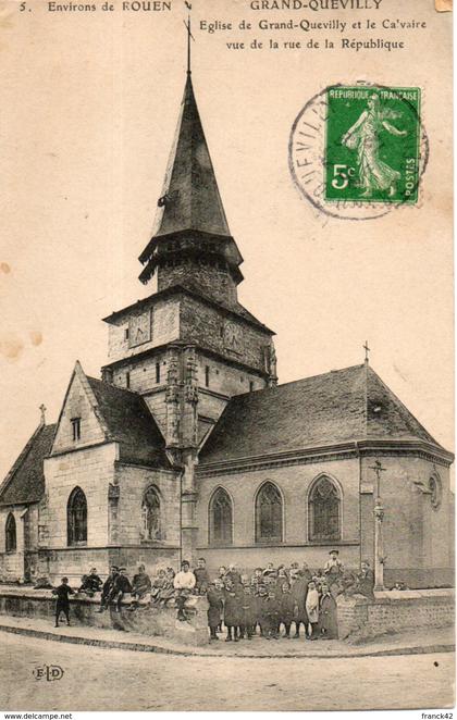 76. le grand quevilly. eglise