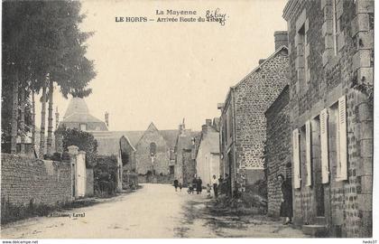 Le Horps - Arrivée Route du Ribay