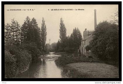 61 Le Mêle-sur-Sarthe moulin a eau D61D C61258C RH099346